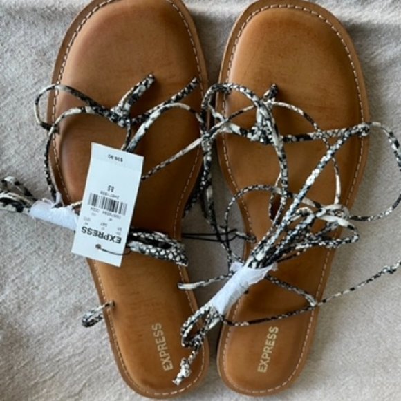 Strappy Rope Sandals - Picture 2 of 4